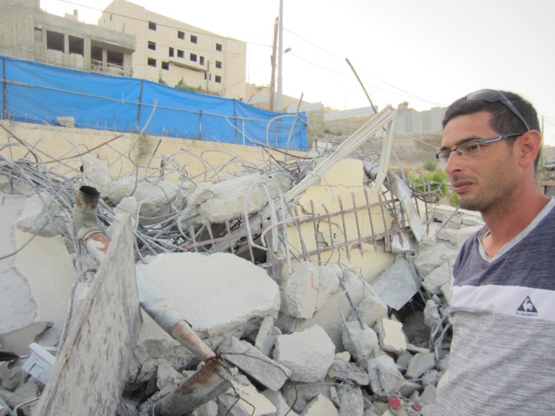 Demolished Palestininan home