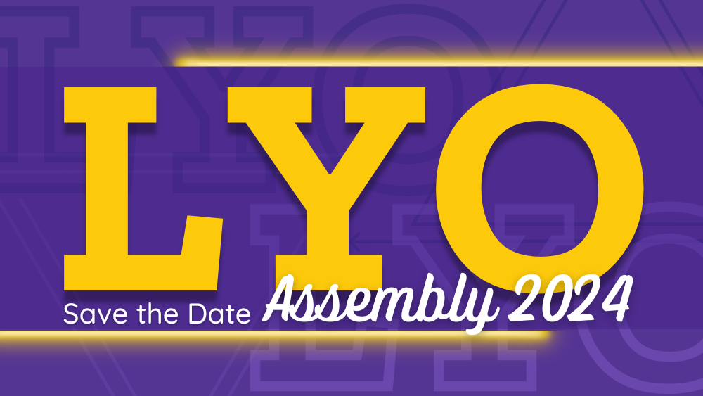 Save the date for the 2024 NC Synod Lutheran Youth Organization Assembly, February 23-25, 2024.
