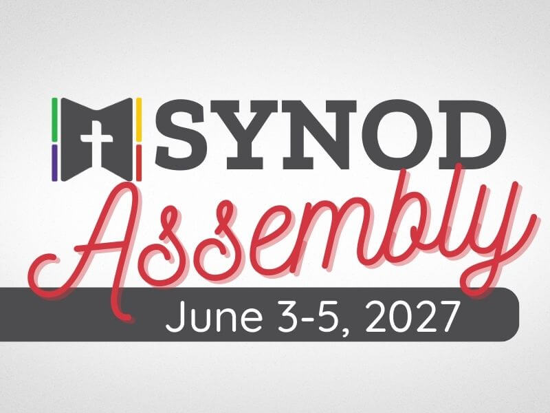 Synod Assembly 2027 Event Save the Date